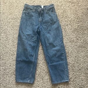 Classic High-Waist Barrel Leg Jeans